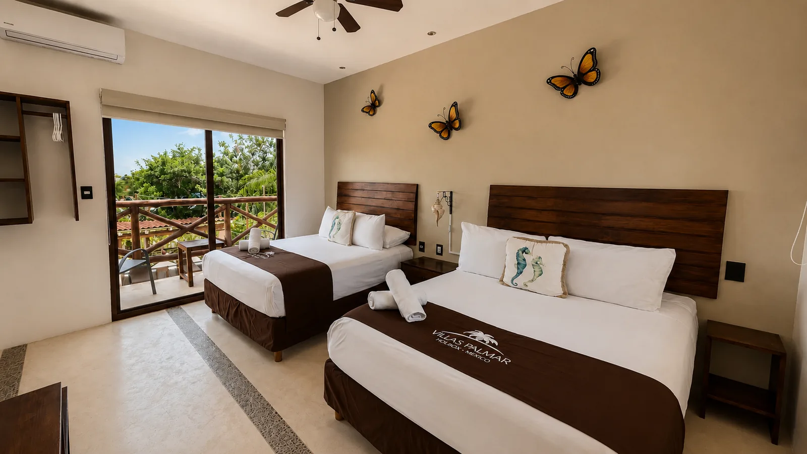 Villa Doble Queen Estándar en Villas Palmar Holbox